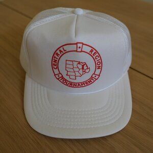 Vintage Snapback Cap // 90s Little League Baseball Central Region Tournament Hat